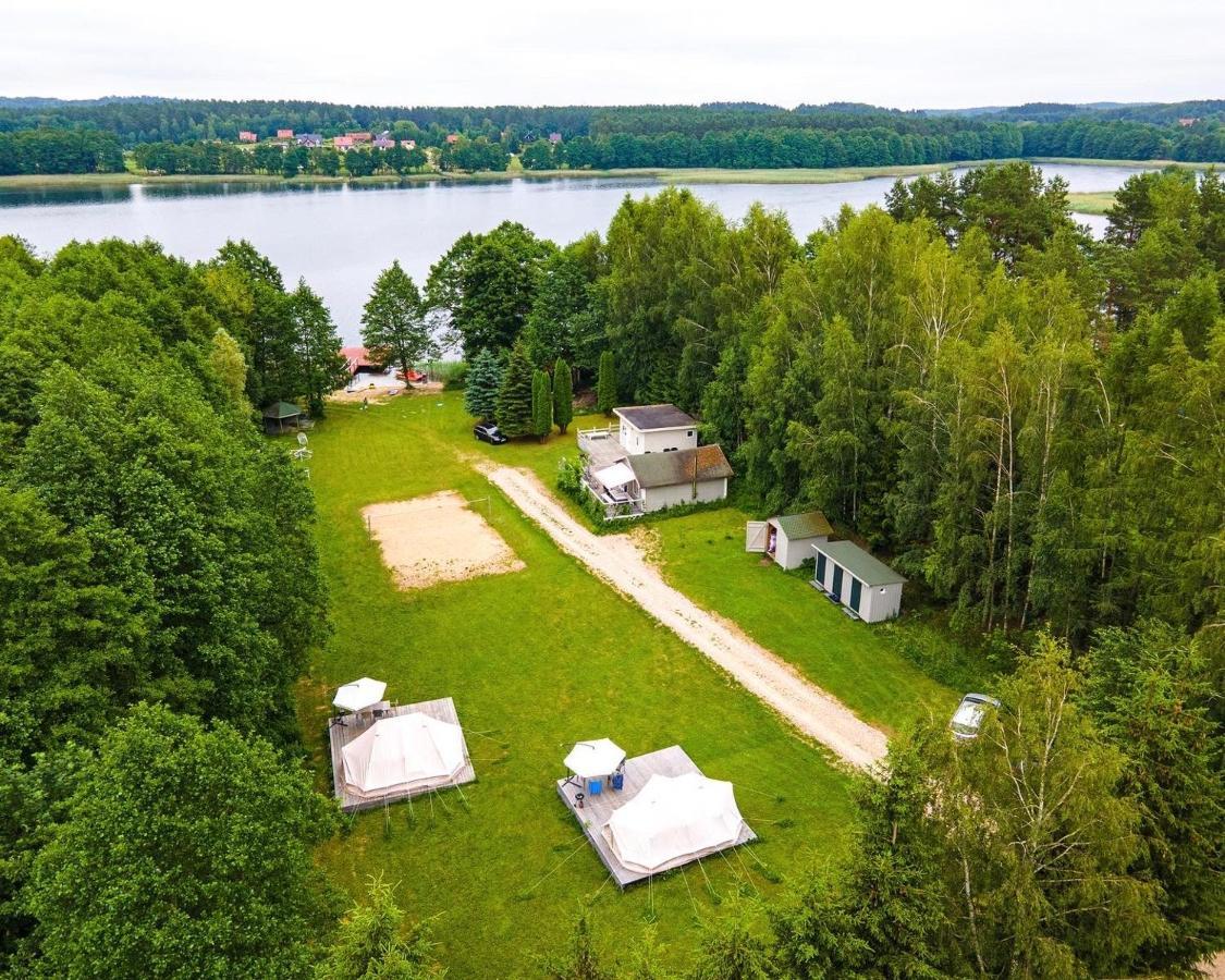 Mazurskie Chatki Mrągowo Exteriör bild