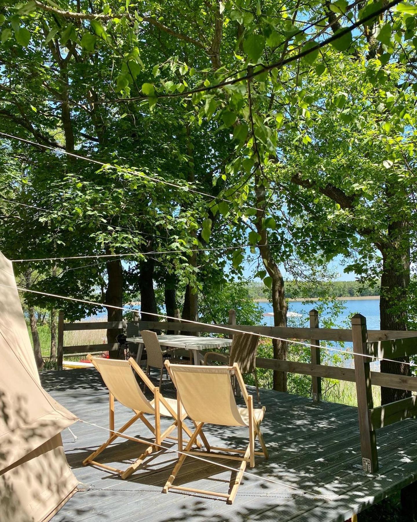 Mazurskie Chatki Mrągowo Exteriör bild